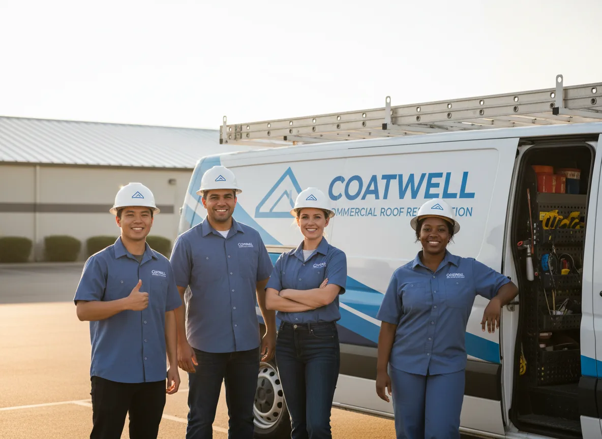 Commercial roof coating company in Wrentham, MA